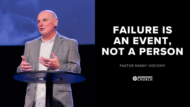 Failure Is An Event, Not A Person