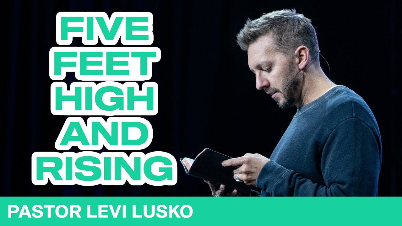 Levi Lusko preaching at fresh life