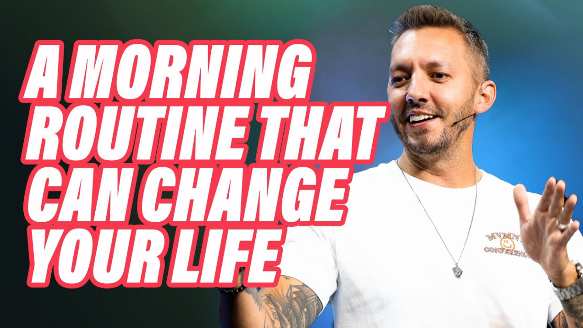 Levi Lusko teaching a morning routine that can change your life