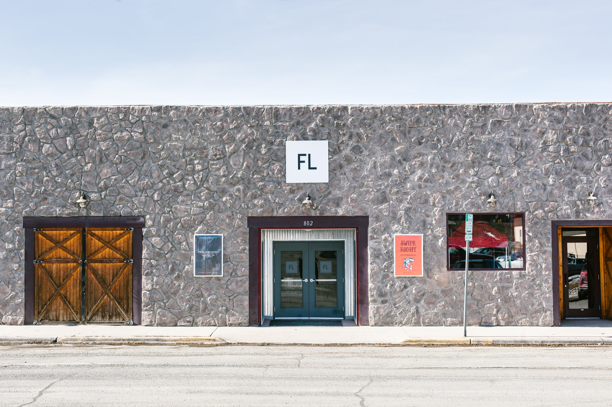 Front of Fresh Life Building in Helena