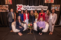 Group of volunteers at VolunteerNow event