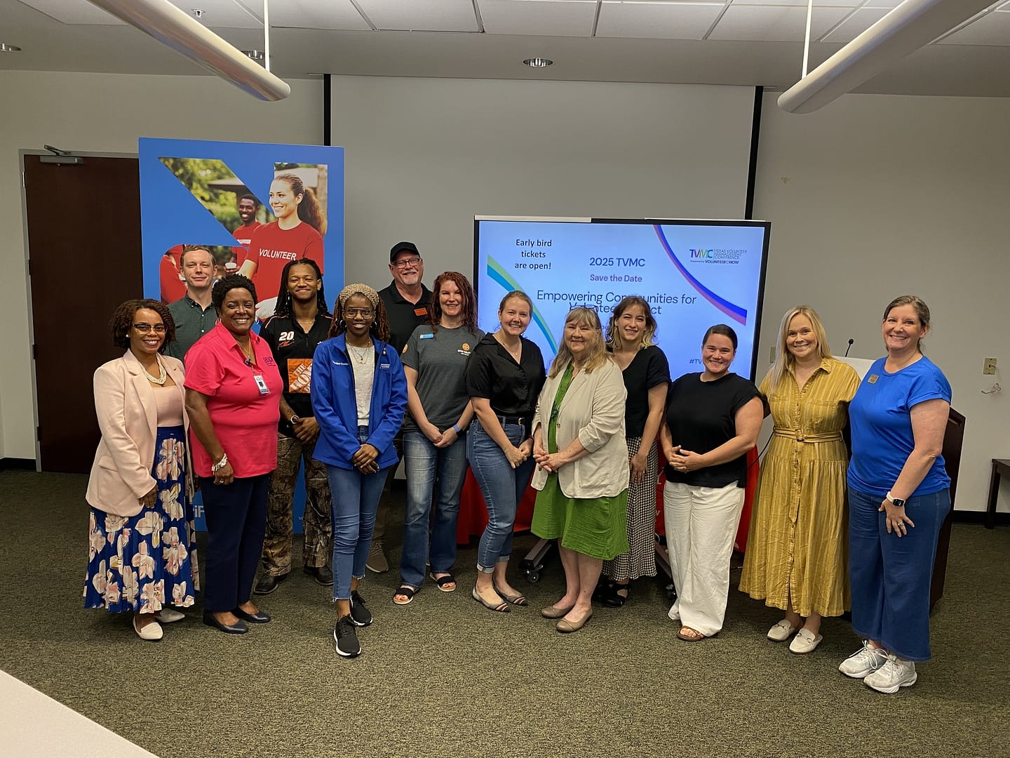 Group of people at community empowerment event.