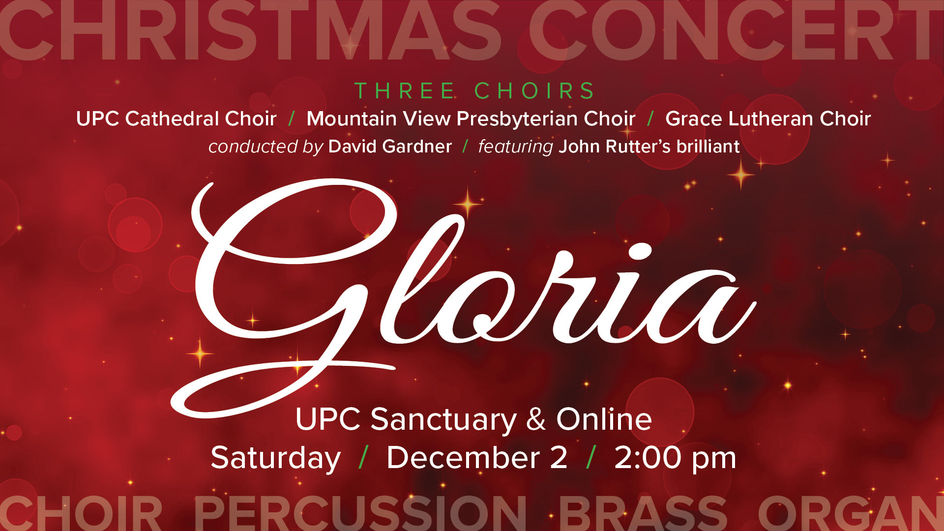 Cathedral Choir Christmas Concert - University Presbyterian Church