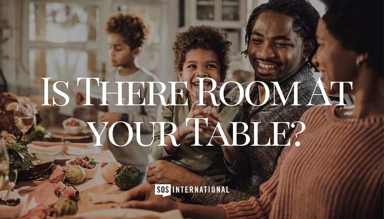 Is there room at your table?