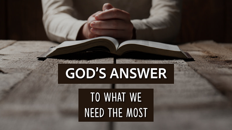 Can God Really Meet My Needs?