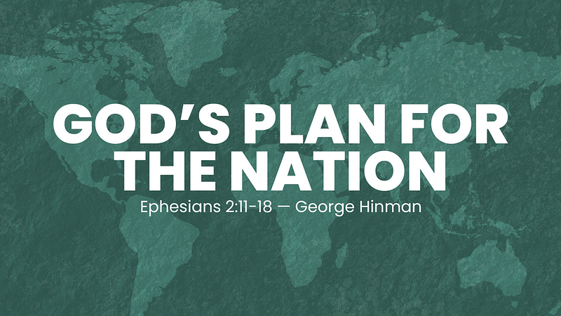 God’s Plan for the Nations