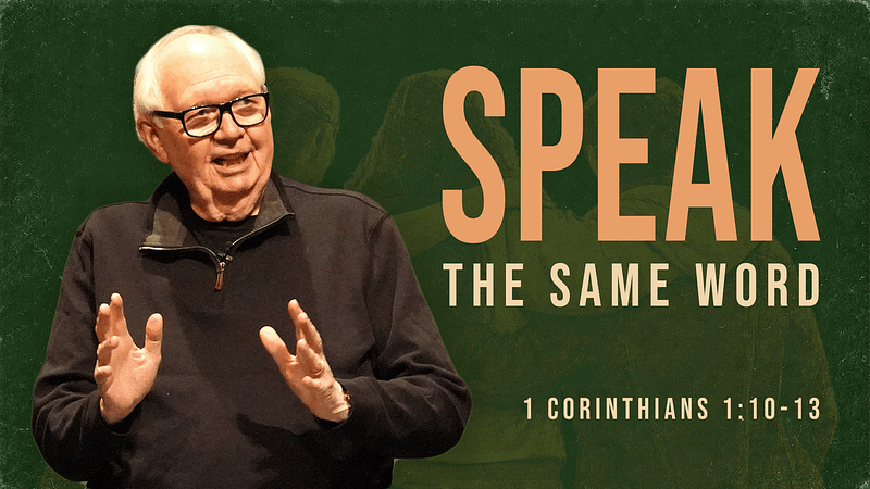 Speak The Same Word