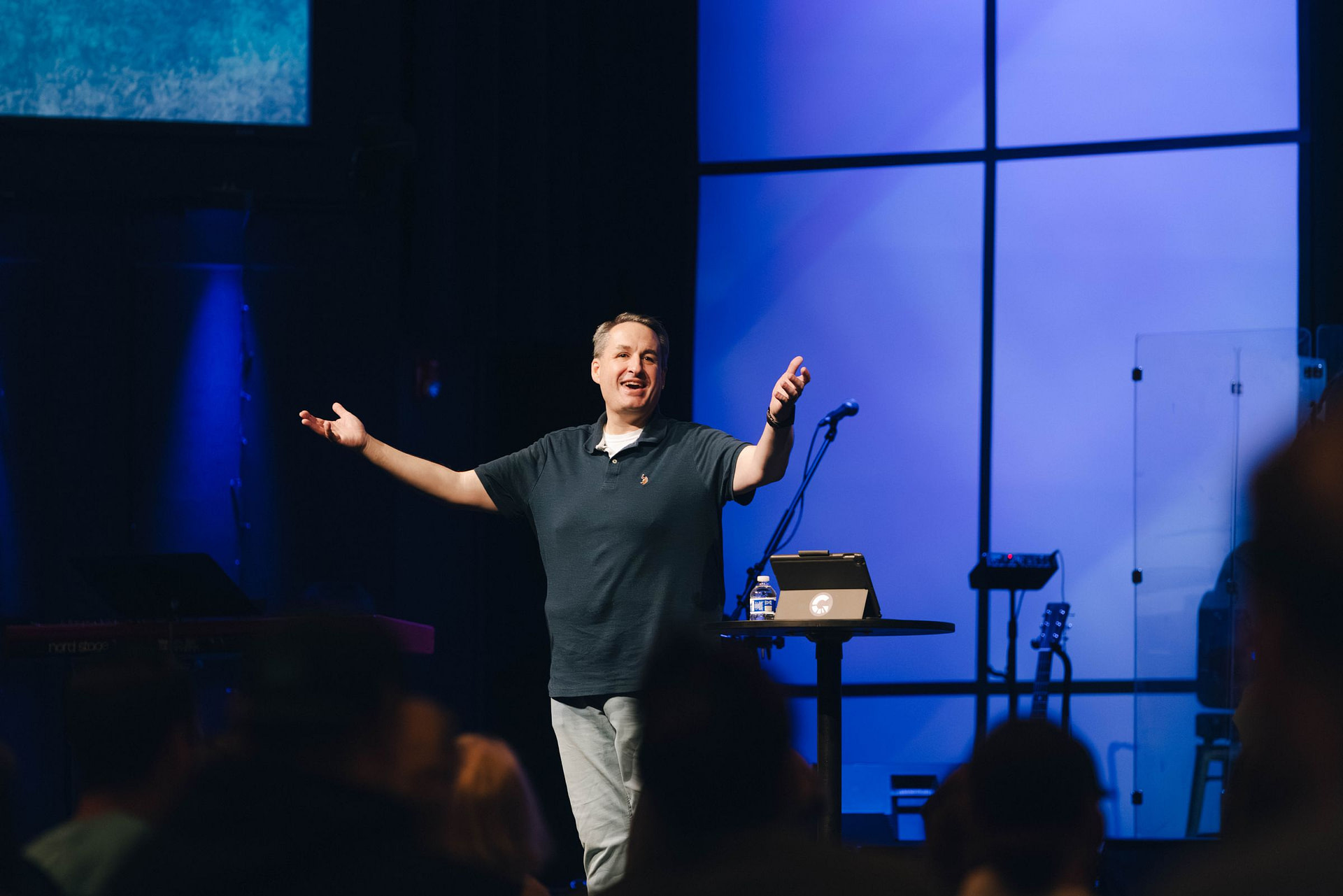 Pastor Preaching